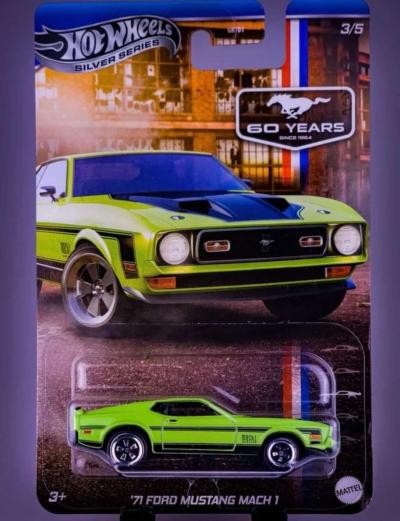 Mustang 60 Years Silver Series Hot Wheels - Thumbnail 6