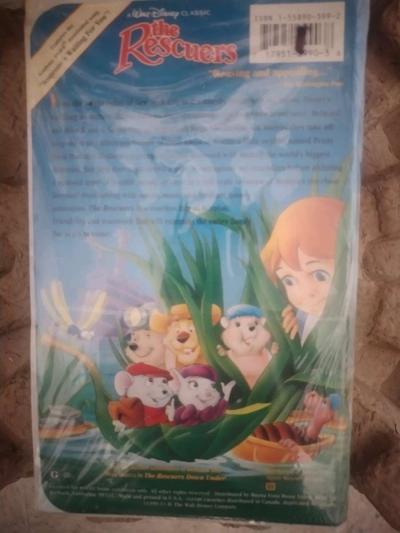 The Rescuers VHS Tape Black Diamond Edition A Walt Disney Cl - Thumbnail 2