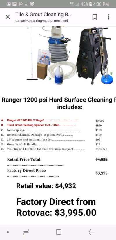 Tile grout carpet driveway cleaner - Thumbnail 5