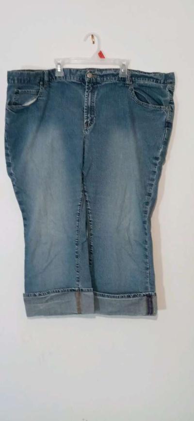 Womens Plus Size Denim Capris Old Navy