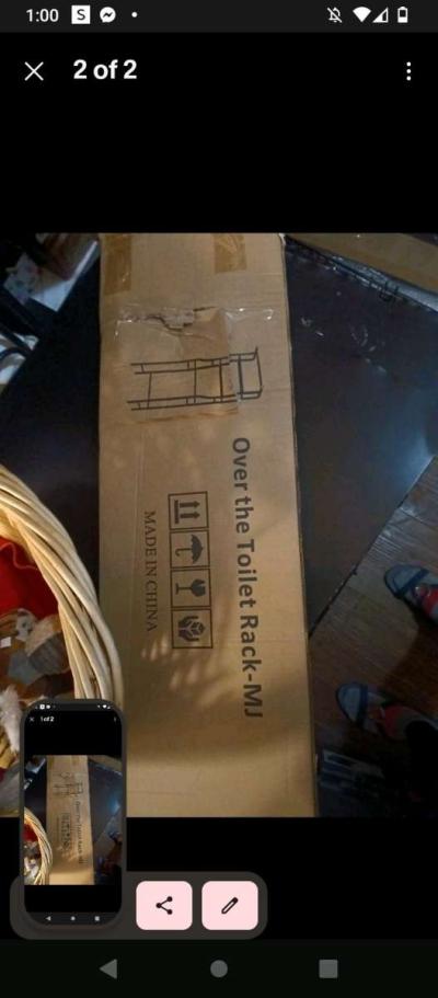 over the toilet 3 tier storage organizer - Thumbnail 2