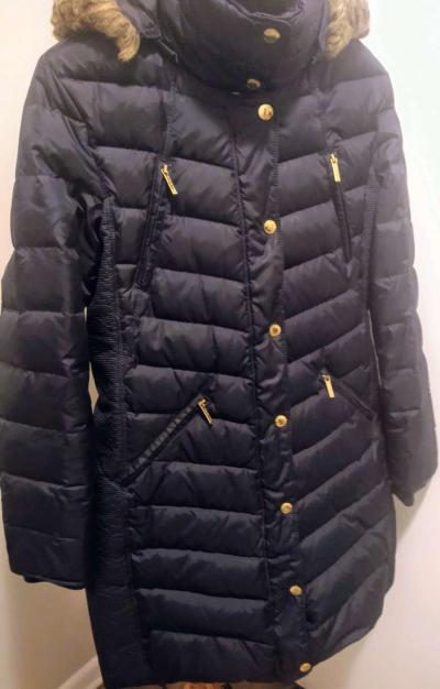 MICHAEL KORS Medium Dark Blue Winter Coat - Thumbnail 5