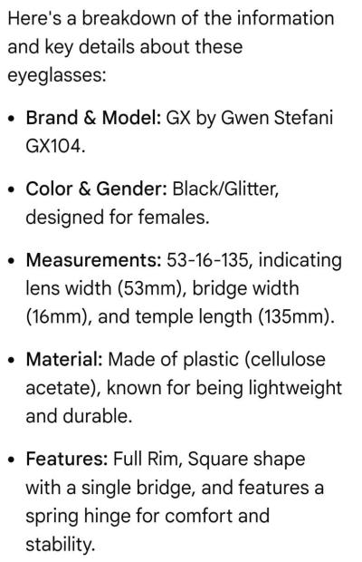 Bling Eyeglass Frames by Gwen Stefani - Thumbnail 6