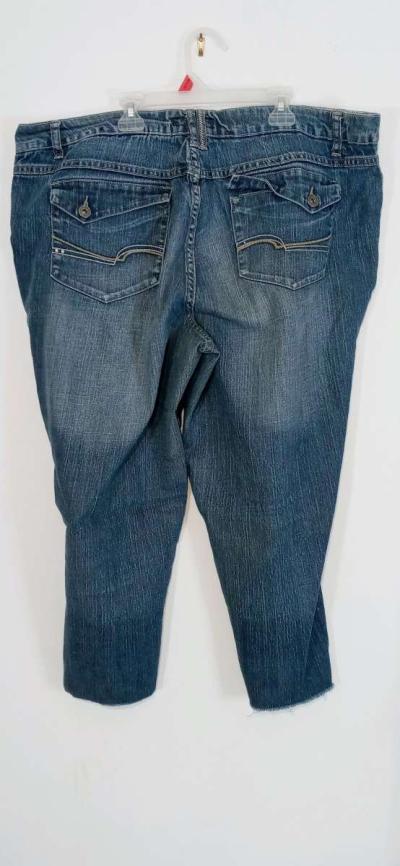 Womens Denim Capris 24 - Thumbnail 2