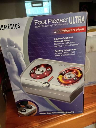 Homedics Foot Pleaser Ultra Foot Massager Never Used - Thumbnail 2