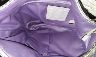 coach Kristin Multicolor Graphic Op Art Sequin Hobo Shoulder - Thumbnail 4