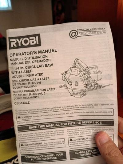 Ryobi Circular Saw - Thumbnail 2