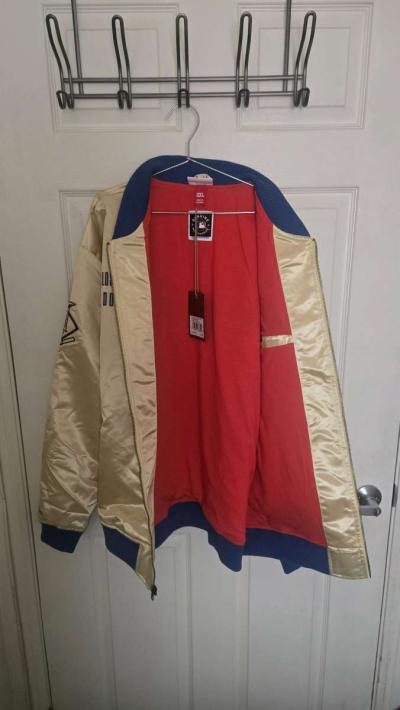Mitchelle and Ness Dodgers jacket gold - Thumbnail 3