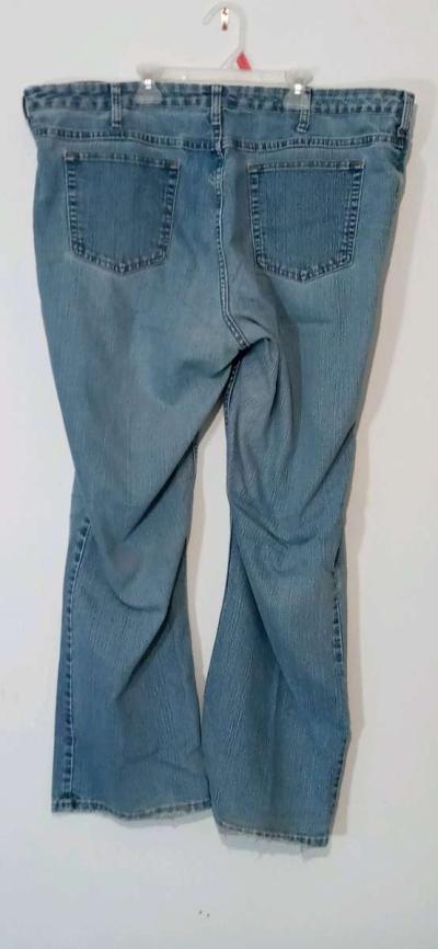 Womens Plus Size Denim Jeans 24w - Thumbnail 2