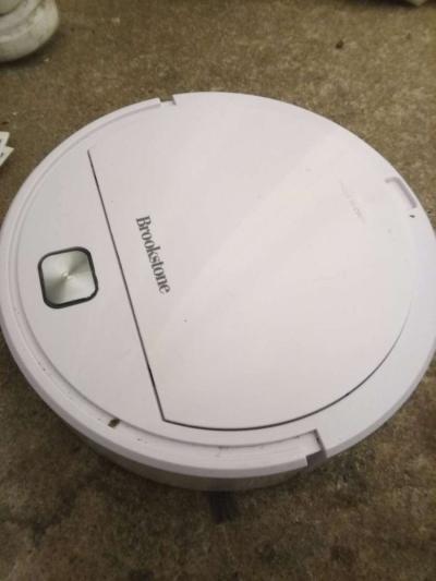 Brookstone Robot Vacuum Cleaner strong suction 120 mins