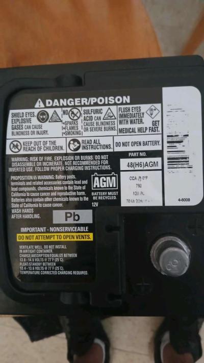 New Duracell Platinum Battery 2019 Ford F150 Valid warranty - Thumbnail 2