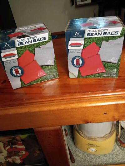 Dual Sided Bean Bags 4 Count To Each Box