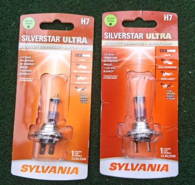 SILVERSTAR ULTRABRIGHTEST DOWNROAD  WHITER LIGHTH7 H7