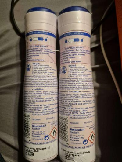 Nivea Pearl Beauty Spray Female Deodorant 150 mlAmazons Choi - Thumbnail 2