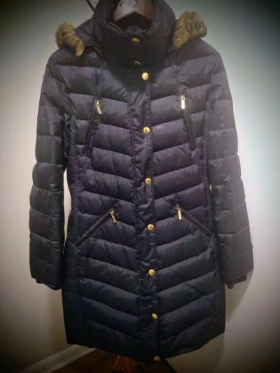 MICHAEL KORS Medium Dark Blue Winter Coat - Thumbnail 2