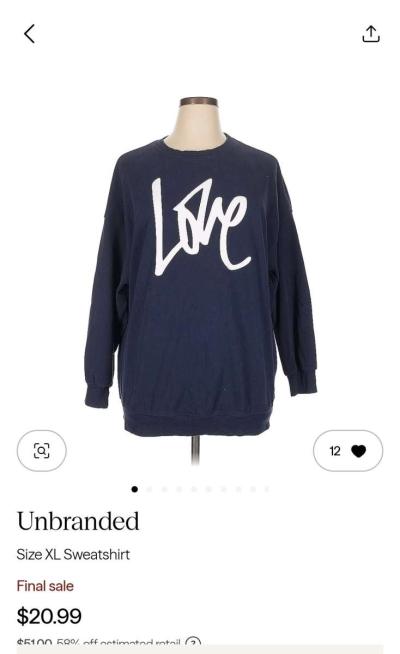 Womams Sweatshirt - Thumbnail 1