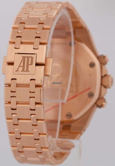 Audemars Piguet Royal Oak Chronograph 38mm  Blue Dial  18K - Thumbnail 4