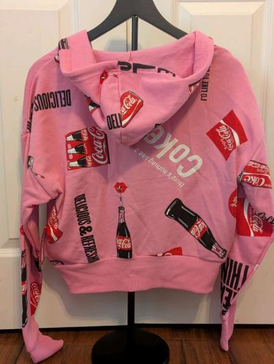 Pink CocaCola zip up - Thumbnail 3