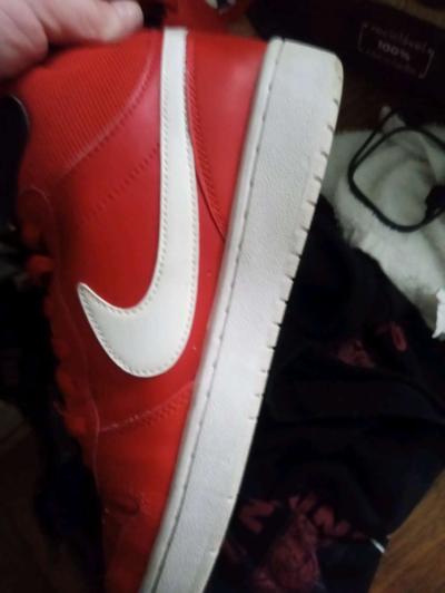 Nike Air Force 1 mid utility high tops black and red - Thumbnail 5