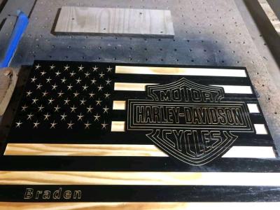 16x24 custom wooden Harley flags