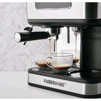 FARBERWARE DUAL BREW 10 CUP COFFEE  ESPRESSO MAKER TOUCHSCRE - Thumbnail 2