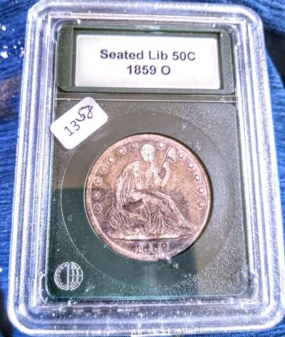 SEATED LIBERTY 50CENT PIECE - Thumbnail 2