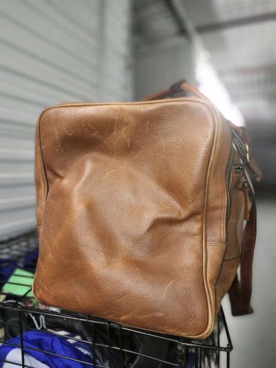 Orvis leather duffle bag - Thumbnail 6