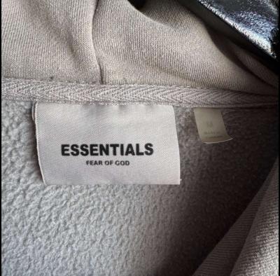 Fog Grey Essentials Hoodie - Thumbnail 3