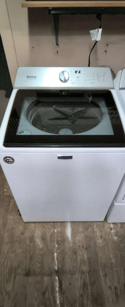 MAYTAG WHITE ELITE TOPLOAD WASHER  ELECTRIC DRYER SET - Thumbnail 2
