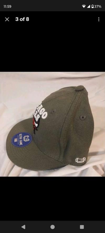 Ultra Game Chicago Bulls Snapback Hat Cap Olive Green NWT - Thumbnail 2