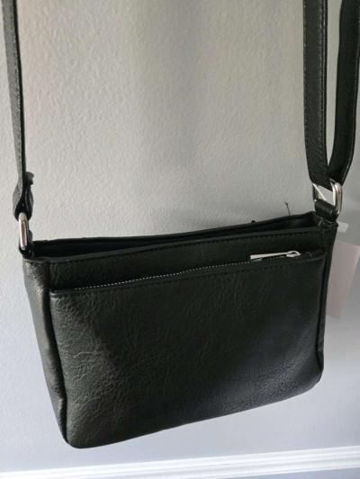 Le Bug Black Faux leather purse w dragonfly - Thumbnail 2