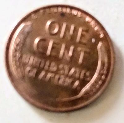 1957 uncirculated Wheat penny - Thumbnail 2