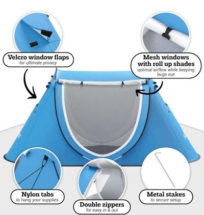 Abco Tech Pop Up Tent  Portable Tent for Camping - Thumbnail 5