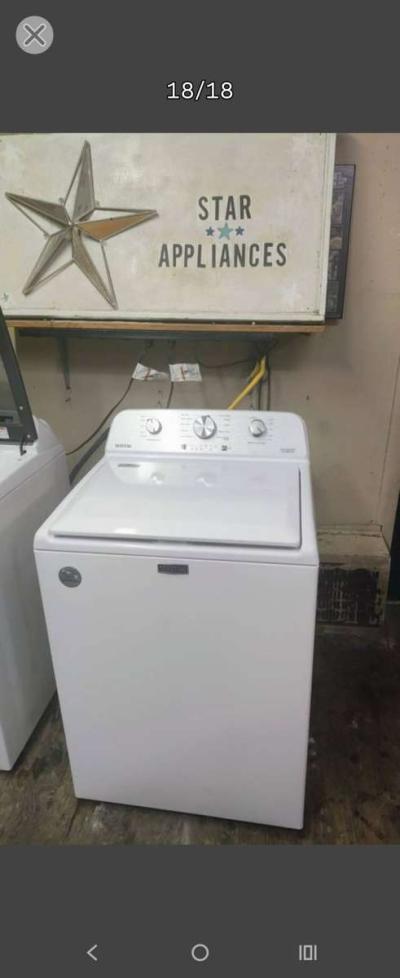 MAYTAG WHITE TOPLOAD WASHER - Thumbnail 6