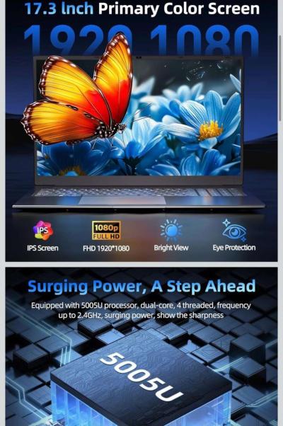 Laptop Computer 173 in Win 11 with Celeron I3 Processor 4GB - Thumbnail 6