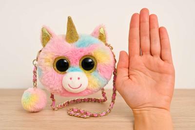 Rainbow Plush Unicorn Purse