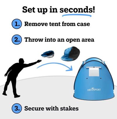 Abco Tech Pop Up Tent  Portable Tent for Camping - Thumbnail 2