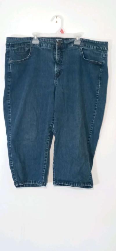 Womens Plus Size Denim Capris Just My Size 24
