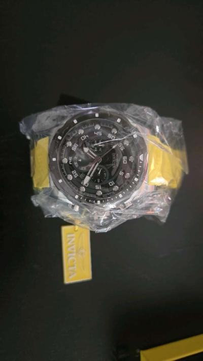 Invicta Speedway Mens Watch w Mother of Pearl Dial  50mm Yel - Thumbnail 3