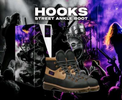 LIMITED EDITION Qwii Hooks Street Ankle Boot - Thumbnail 3