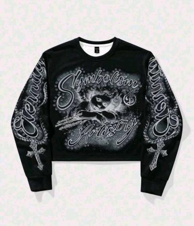 ROMWE MEN Street Life Mens Graphic Print Crew Neck Long Slee - Katy, Texas