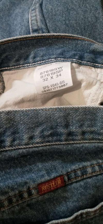 Mens Rustler Jeans w32 - Thumbnail 3