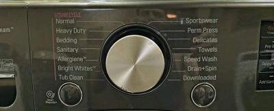 LG Elite Platinum Stainless FrontLoad Washer  New Scratch  D - Thumbnail 3