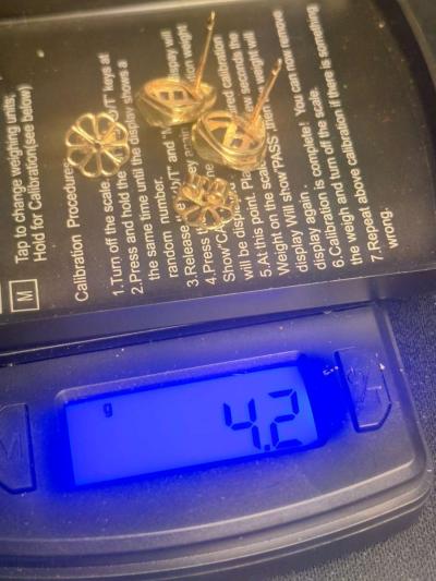 14 K earrings - Thumbnail 3