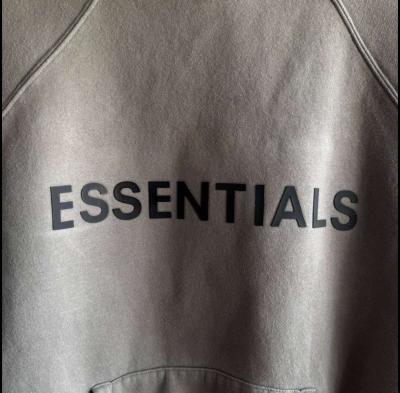 Fog Grey Essentials Hoodie - Thumbnail 2