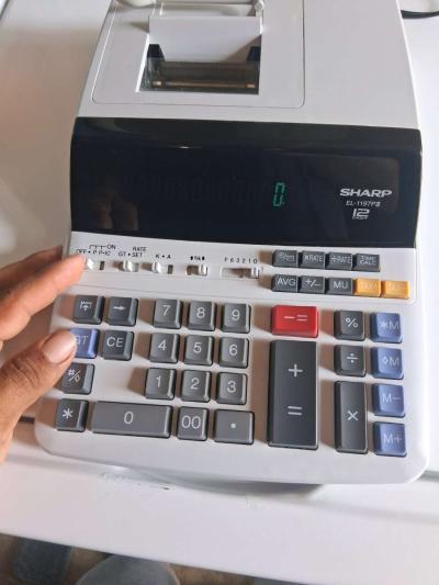 Sharp EL1197PIII Heavy Duty Electronic Printing Calculator 1 - Thumbnail 2