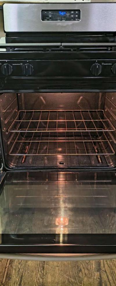 Whirlpool StainlessBlack 4 Burner Gas Range - Thumbnail 4