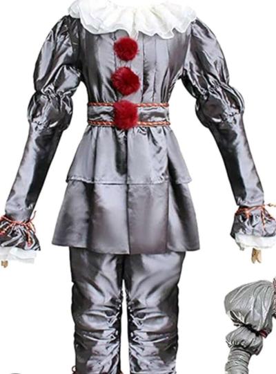 PENNYWISE IT CLOWN COSTUME - Thumbnail 2