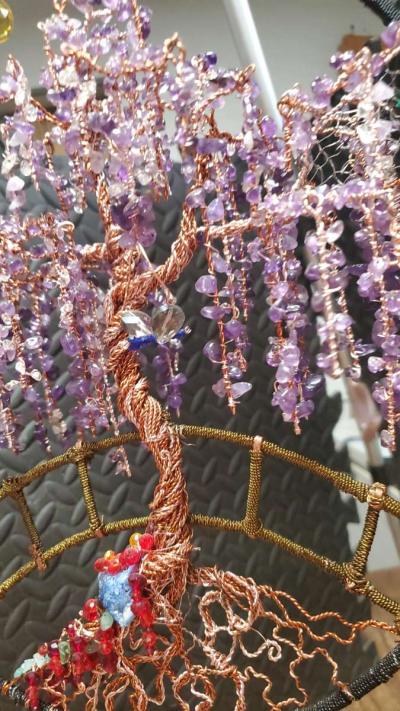 hanging decorative suncatcher tree