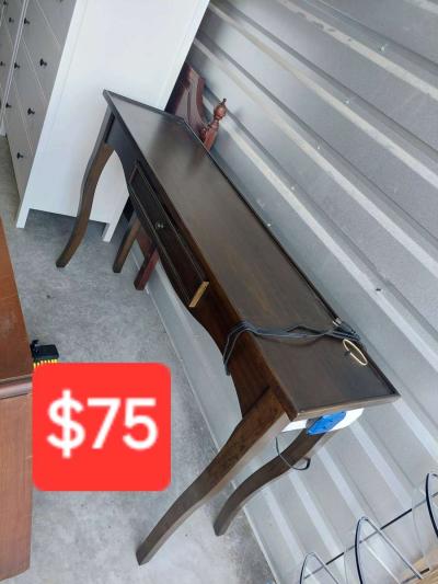 Brown entrance table